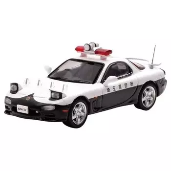Mazda RX-7 от RAI 1/64 (ФД3С) Скоростной патрульный автомобиль полиции префектуры Сайтама (853) Готовый продукт