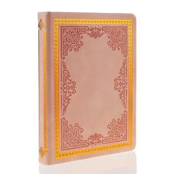 Mazeran Hard Shell PU кожа толстая и гладкая ретро B6 горизонтальная линейка элегантный блокнот канцелярские принадлежности школьные принадлежности блокнот подарок для дочерей розовый