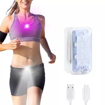 MAZERO Walking 7 Running LED Safety Emergency Clip Strobe Jogging Shoes Dog Walking Fishing Neck Running General Alarm Set of 1 Light, Small, Colors,