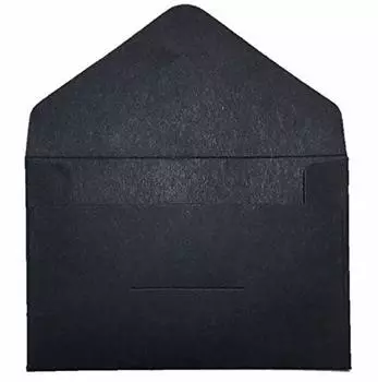 MBK Business Card 5 Western Envelope Business Card Envelope 100 Sheets Size 105 x 69 No. (Black)