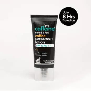 mCaffeine Coffee Lotion Солнцезащитный крем SPF 30 PA++ | Восстанавливает УФ-повреждения, нулевой белый оттенок и водостойкость (50мл) SPF 30 PA++