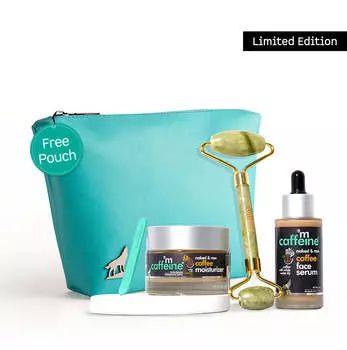 mCaffeine Limited Edition Face De-Stress with Coffee - Jade Roller Regime