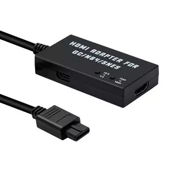 Mcbazel HDTV to HDMI converter cable for aspect ratio to conversion HDMI conversion connection converter Compatible with Black SFC/N64/GameCube,