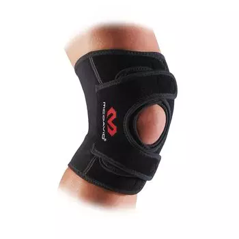 McDavid Double Knee Wrap for Left and Right Use MVJ M4192 BK L чёрный