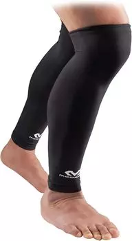 McDavid Power Leg MVJ Small Sleeves, Long, 2-Pack, M6572, Black, чёрный