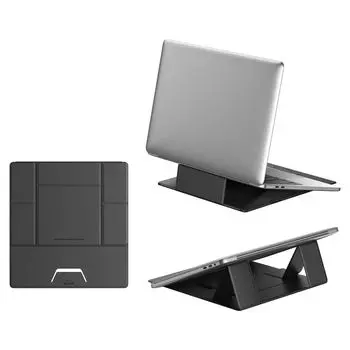 Mcdodo Laptop Easy to Fits up to and iPad No Adhesive Posture Height Adjustment Stand/Tablet Stand, Magnetic, Foldable, Carry, Ultra-Slim, Stable, чёрный