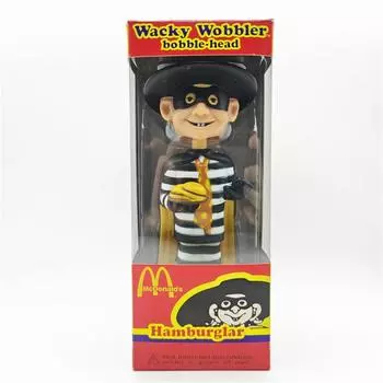 Mcdonald Гамбурглар Рональд Качающая Головой Кукла Модель Ручной Работы Модное Украшение Hamburger Thief