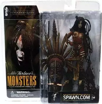 McFarlane Monsters Series 1 Action Figure Voodoo Queen Blood Splattered Package Variant