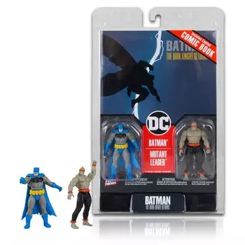 McFarlane Toys DC Direct Page Punchers Фигурка Бэтмена Лидера Мутантов с комиксом - и 3-дюймовая