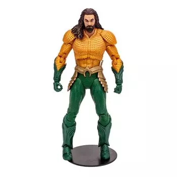McFarlane Toys DC Multiverse Aquaman 2 the Movie Фигурка Аквамен Зеленый - - 7 дюймов (Золото и костюм)