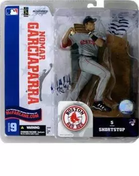 McFarlane Toys MLB Sports Picks Series 9 Фигурка Номар Гарсиапарра Красно-серая майка (Бостон Сокс) серый