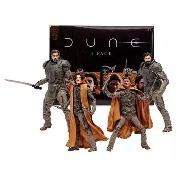 McFarlane Toys Part 2 Gurney Paul Chani Stilgar Gold Label – Dune Halleck, Atreides, 4-Pack
