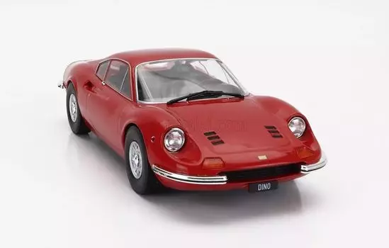 MCG Ferrari Мини-автомобиль Ferrari Dino 246 GT 1969 1/18 (красный) [Элемент] красный