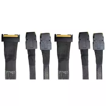 MCIO X8 MCIO 8i(74П) К двойному кабелю SFF-8087 Кабель-адаптер сервера PCIE5.0