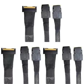 MCIO X8 MCIO 8i(74П) К двойному кабелю SFF-8087 Кабель-адаптер сервера PCIE5.0