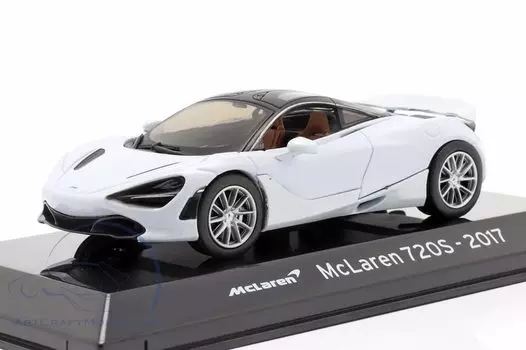 McLaren 720S Мини-автомобиль McLaren 720S 2017 Спортивный автомобиль С ВИТРИНОЙ 1/43 (Светло-серый) [Элемент] серый