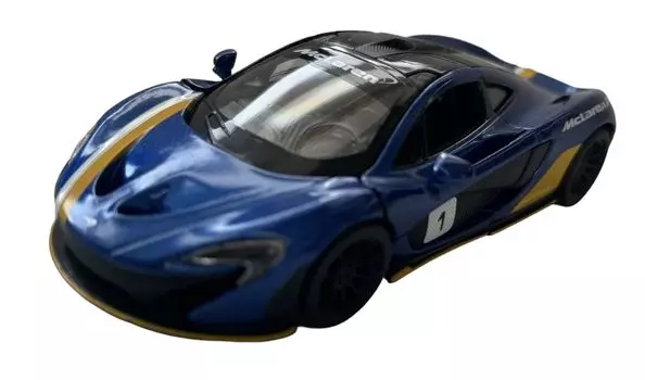 McLaren McLaren P1 Pullback Car Metallic Racing BLUE METALIC [KINSMART] 1/36 (Blue Line)