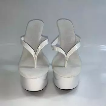 Mclubgirl, женские профессиональные пикантные непромокаемые танцевальные туфли на платформе, туфли на высоком каблуке, обувь для выступлений, каблук 15/20 см, размеры 34–46 YKC 34