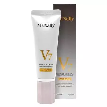McNally V7 Miracle BB Cream SPF50+ PA++++, 50ml, 1 unit