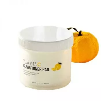 [McQueen New York][1+ 1]Yuja Vita C Clear Toner Pad 100 листов