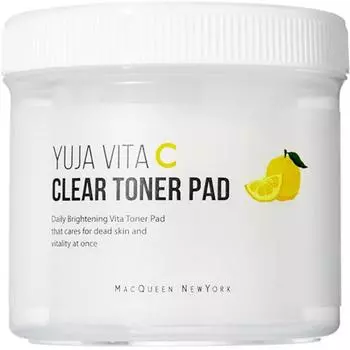 McQueen New York Yuzu Vita C Clear Toner Pad 240мл, 100 шт., 1 шт.
