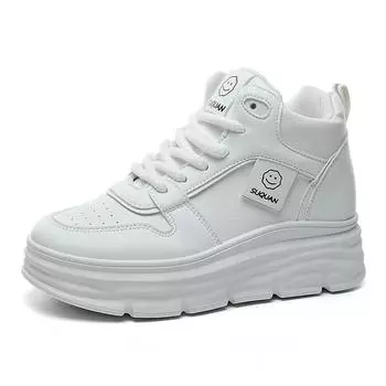 MCTIN массивные кроссовки, женские белые туфли, весенние осенние женские черные кроссовки, увеличивающие рост