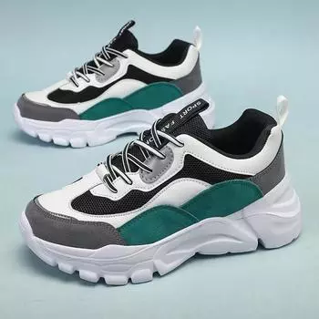 MCTIN/парная обувь для женщин, нескользящие дышащие повседневные кроссовки на платформе, разноцветные кроссовки для бега, мужская спортивная обувь 36 белый/розовый