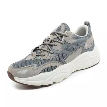 MCTIN парная прогулочная обувь для женщин, дышащие кроссовки на массивном каблуке, повседневная обувь на платформе 36 чёрный