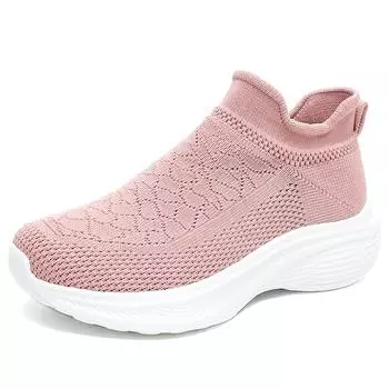 MCTIN Обувь для женщин Повседневная обувь на мягкой подошве Мокасины для мам Кроссовки 36 чёрный