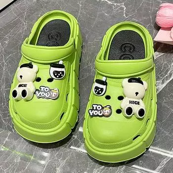 MCTIN внешние сандалии для женщин, летняя обувь на платформе, пляжные женские шлепанцы, тапочки, толстая подошва из ЭВА