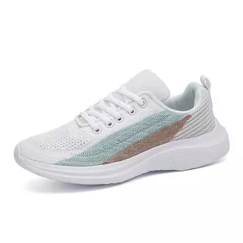 MCTIN Женская обувь Легкие дышащие кроссовки на платформе Теннисные туфли на шнуровке Женские 35 чёрный