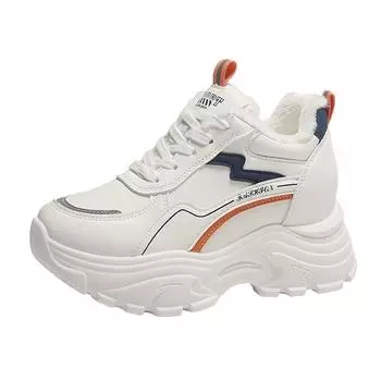 MCTIN/женская обувь на платформе, зимние плюшевые теплые кроссовки, повседневная женская обувь на толстой подошве со шнуровкой