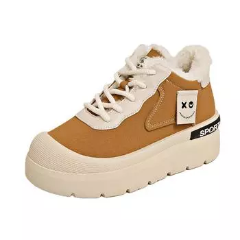 MCTIN Женские кроссовки Обувь Новые зимние кроссовки Женские кроссовки на платформе 36 чёрный