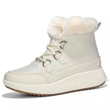 MCTIN Женские зимние ботинки с круглым носком, теплые, утолщенные, плюшевые, зимние, с толстой подошвой, нескользящие 36 чёрный