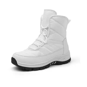 MCTIN Зимние непромокаемые ботинки, женские зимние сапоги, плюшевые теплые ботильоны для пар