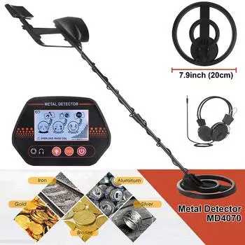 MD4070 Новый Охотник за сокровищами Обнаружение PinPointer Металлоискатель Подземный Глубинный Сканер Высокоточный Водонепроницаемый Детектор Золота