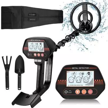 MD-4070 LCD ювелирные изделия сокровища золото металлоискатель инструмент со светодиодной подсветкой лопата и грабли 3 режима для взрослых детей