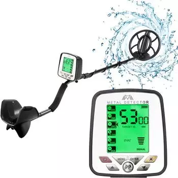 MD-5032 Ручной металлоискатель с ЖК-дисплеем, простая установка, высокая чувствительность, точность, инструмент для обнаружения металла, переработка сокровищ белый