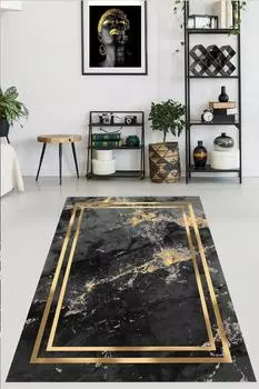 MD-LFE HOME Декоративный ковер на нескользящей основе с цифровой печатью MD5382