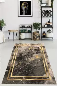 MD-LFE HOME Декоративный ковер на нескользящей основе с цифровой печатью MD5383