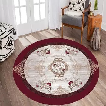 MD-LIFE HOME Нескользящий круглый ковер с цифровой печатью MD1260