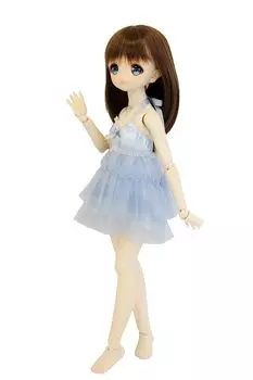 MDD совместимое с пушистым фатиновым платьем синего цвета 40 см кукла BJD одежда для куклы [Petite Marie] 1/3 [Petite Marie] [№ 0071] синий