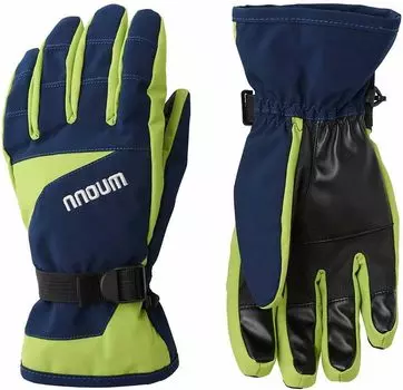 MDN M size ski gloves for easy movement and snow NNOUM ski water resistance lightweight and Men s gloves, five-finger play. gloves, 10,000mm,