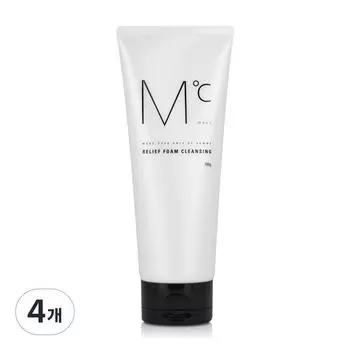 Mdoc Relief Пенка очищающая, 150г, 4 штуки, лучшая мужская косметика Кореи