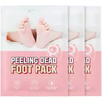 Me Factory Peeling Dead Foot Care Pack, 1 упаковка, 3 упаковки, 40 г