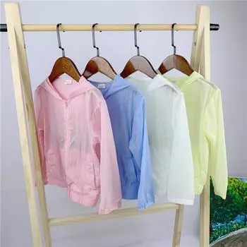 Meanbear весенне-осенняя модная уличная легкая дышащая солнцезащитная куртка для мальчиков и девочек с длинными рукавами 150