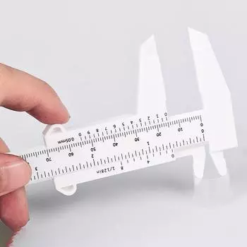 Measuring Tool Eyebrow Measuring Ruler Stylist Cosmetics School Home Beginner Girls Accessories белый