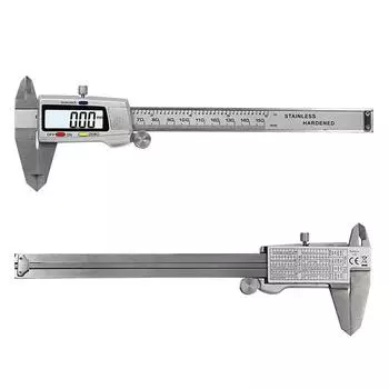 Measuring Tool Stainless Steel Digital Caliper 6 150mm Messschieber Vernier Calipers Ruler New Paquimetro Measuring Instrument