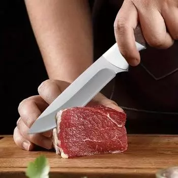 Meat Cleaver Boning Knife Mongolian BBQ Lamb Knife Kitchen Portable Fruit Knife Stainless Steel Butcher Knife Wooden Handle