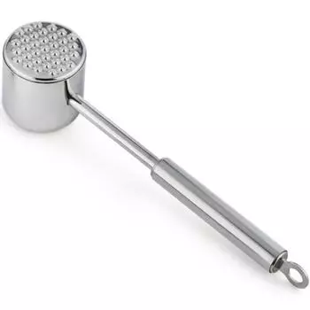 Meat Tenderiser Double Sided Meat Hammer Solid Meat Hammer Loose Meat Hammer For Schnitzel, Steak
